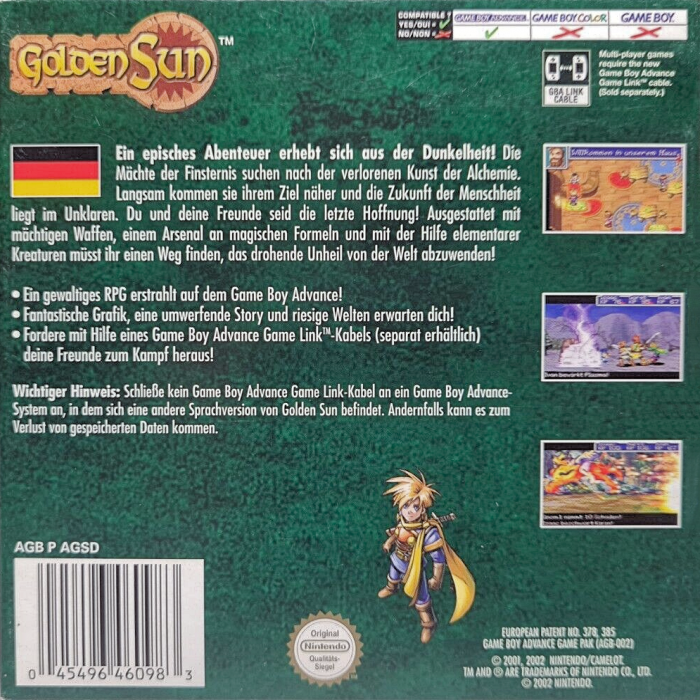 Golden Sun - Dos