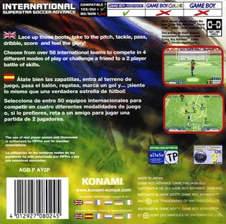 International Superstar Soccer Advance - Dos
