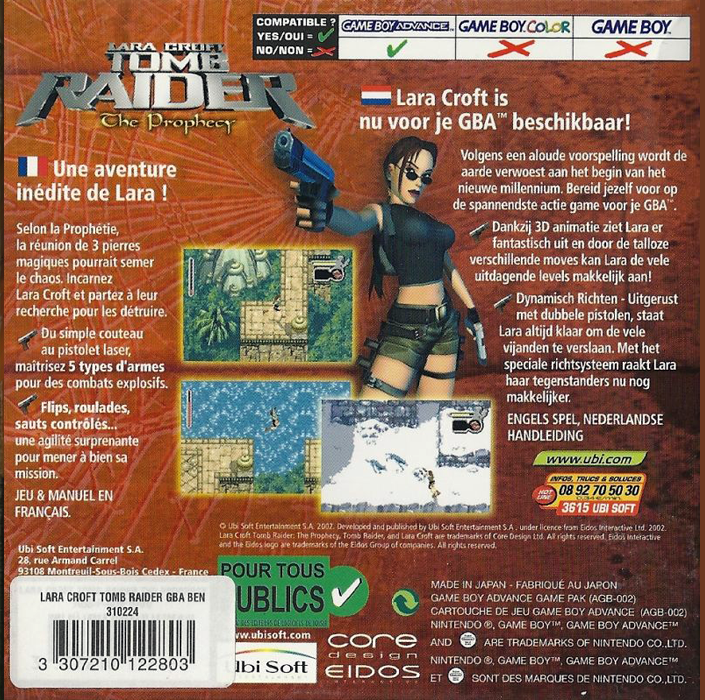 Lara Croft Tomb Raider : The Prophecy - Dos
