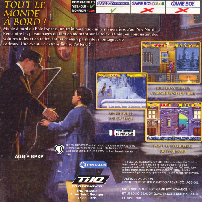 Le Pôle Express - Dos