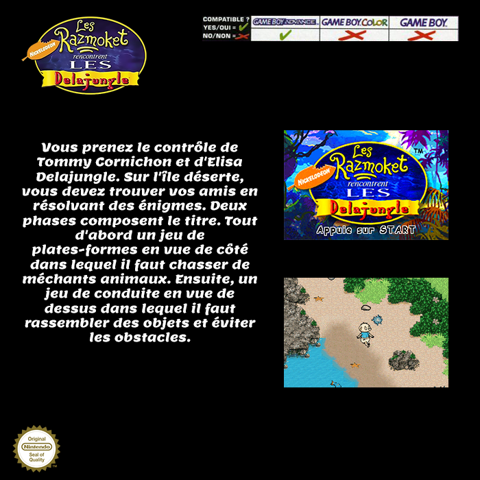 Les Razmoket Rencontrent les Delajungle - Dos