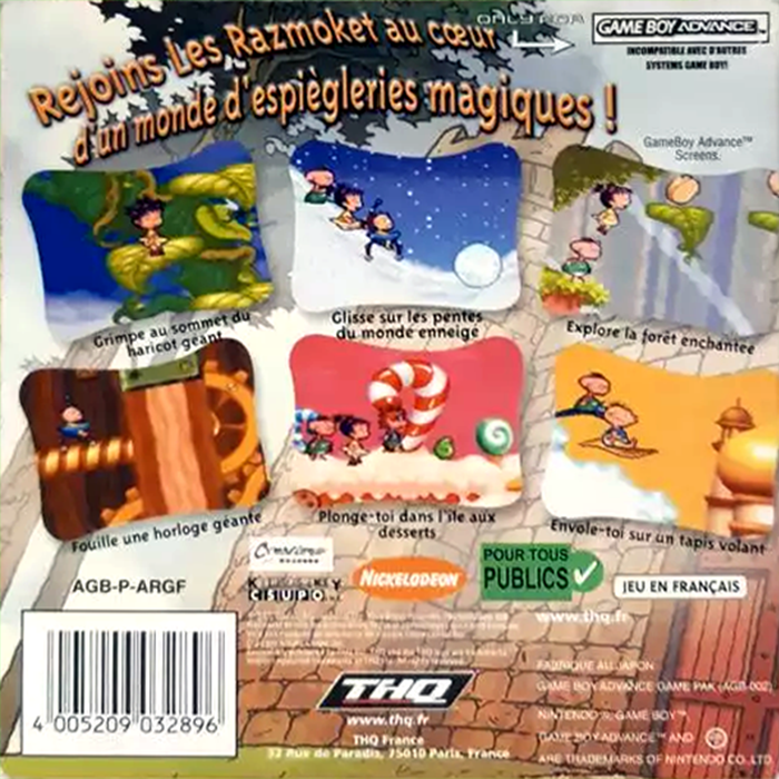 Les Razmoket : Voler n'est pas Jouer - Dos