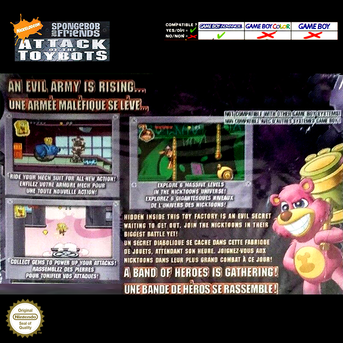 Nicktoons : Attack of the Toybots dos