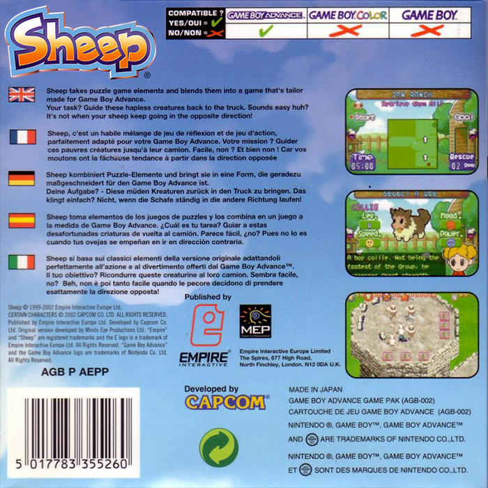 Sheep - Dos