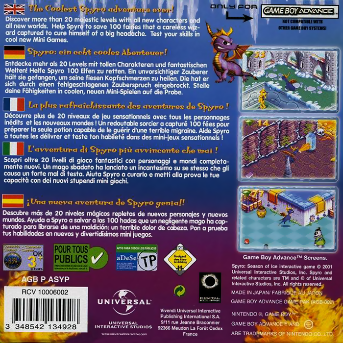 Spyro : Season of Ice - Dos