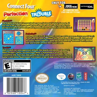 Three-in-One Pack : Connect Four + Perfection + Trouble - Dos