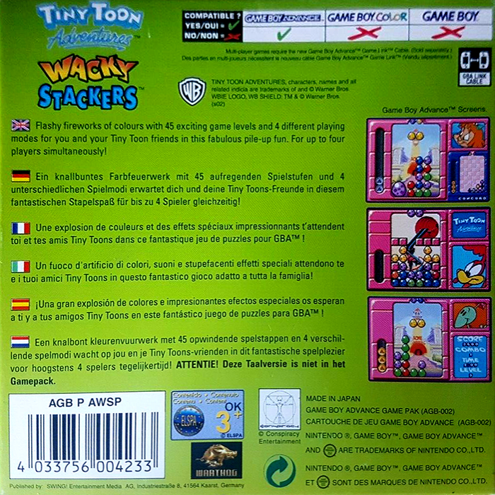 Tiny Toon Adventures : Wacky Stackers dos