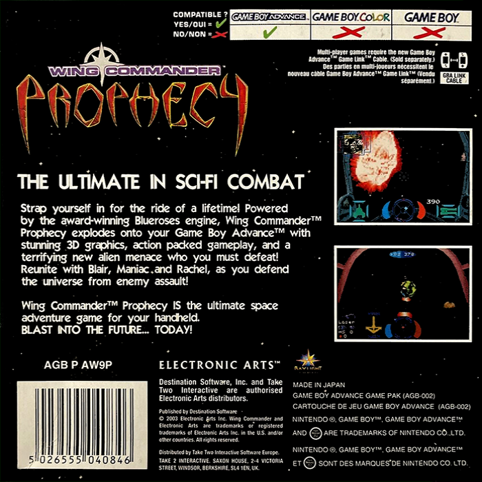 Wing Commander : Prophecy - Dos