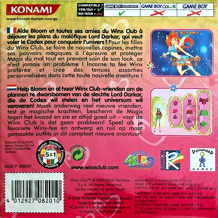 WinX Club : Quest for the Codex - Dos