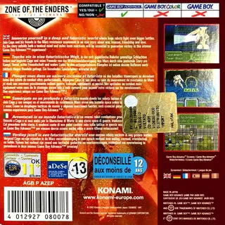 Zone of the Enders : The Fist of Mars - Dos