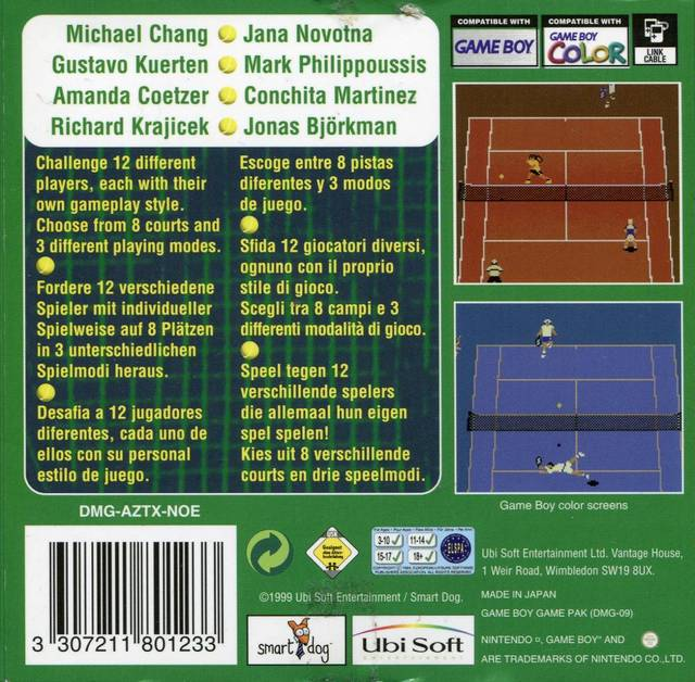 All Star Tennis 2000 - Dos