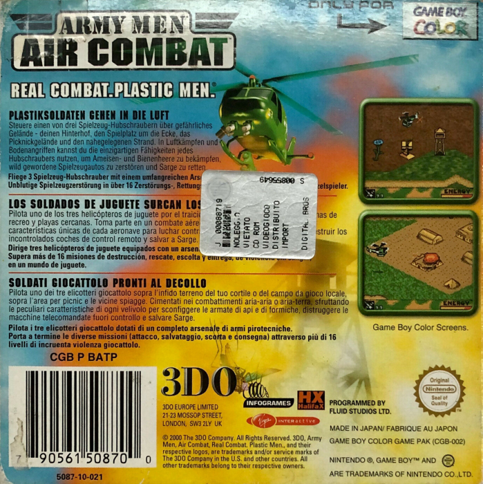 Army Men : Air Combat - Dos