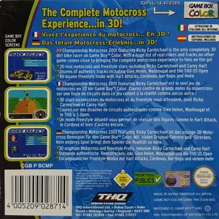 Championship Motocross 2001 featuring Ricky Carmic - Dos