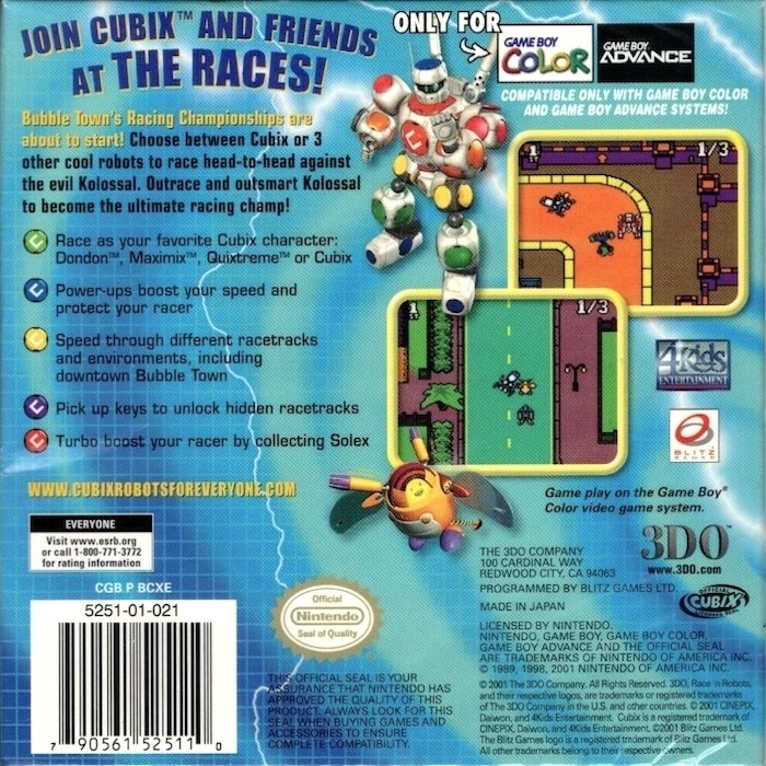 Cubix : Robots for Everyone, Race 'n Robots - Dos