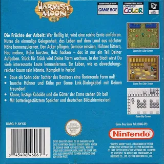 Harvest Moon 2 GBC - Dos