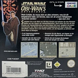 Star Wars Episode 1 : Obi-Wan's Adventures - Dos