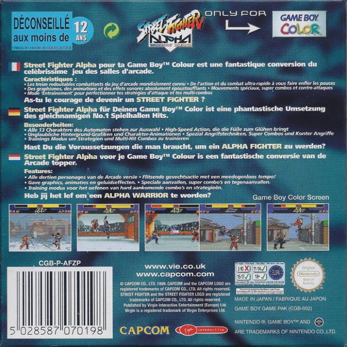 Street Fighter Alpha : Warriors' Dreams - Dos