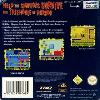 The Simpsons : Night of the Living Treehouse of Ho - Dos