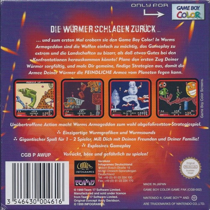 Worms Armageddon dos