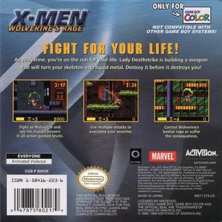X-Men : Wolverine's Rage - Dos