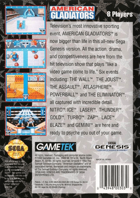 American Gladiators - Dos