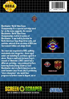 Blockbuster World Video Game Championship II - Dos