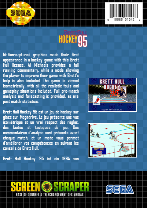 Brett Hull Hockey '95 - Dos