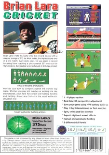 Brian Lara Cricket - Dos