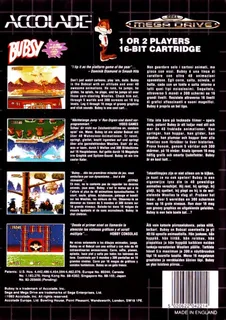 Bubsy in : Claws Encounters of the Furred Kind - Dos