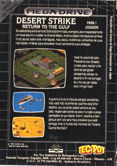 Desert Strike : Return to the Gulf - Dos