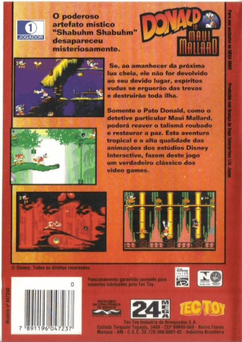 Donald In Maui Mallard - Dos