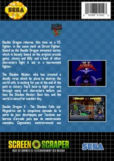 Double Dragon V : The Shadow Falls - Dos
