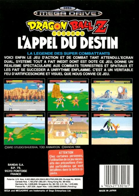 Jaquette arrière