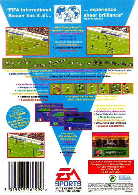 FIFA International Soccer - Dos