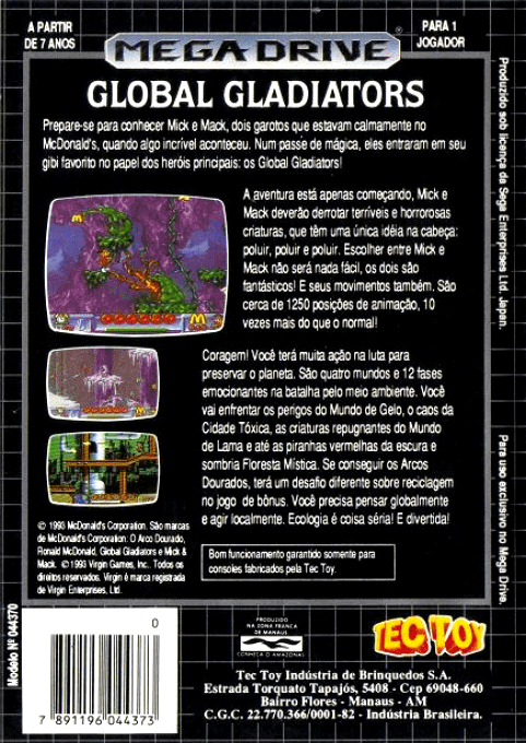 Global Gladiators - Dos