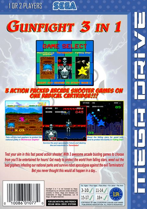 Gunfight 3 in 1 - Dos