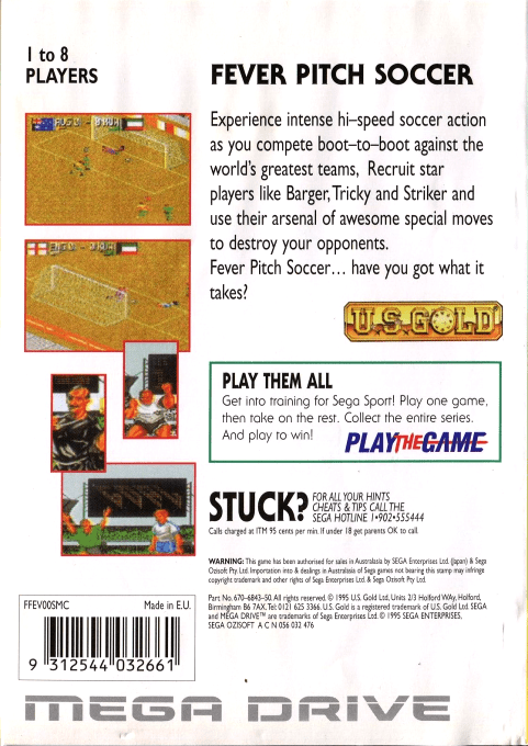 Head-On Soccer - Dos