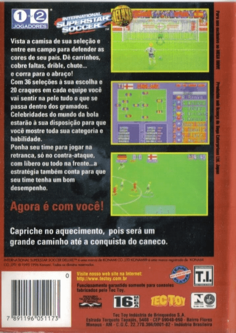 International Superstar Soccer Deluxe - Dos