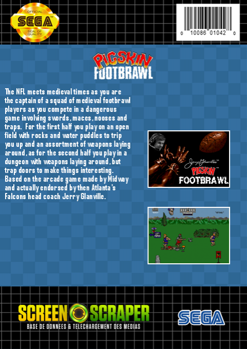Jerry Glanville's Pigskin Footbrawl - Dos