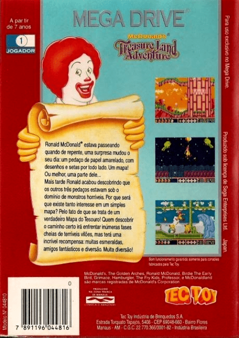 McDonald's Treasure Land Adventure - Dos