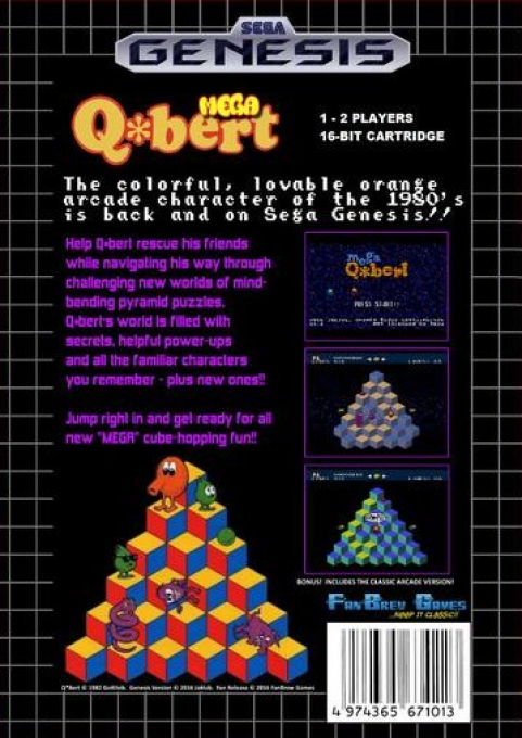 Mega Q-bert - Dos