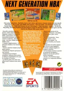 NBA Live 96 - Dos
