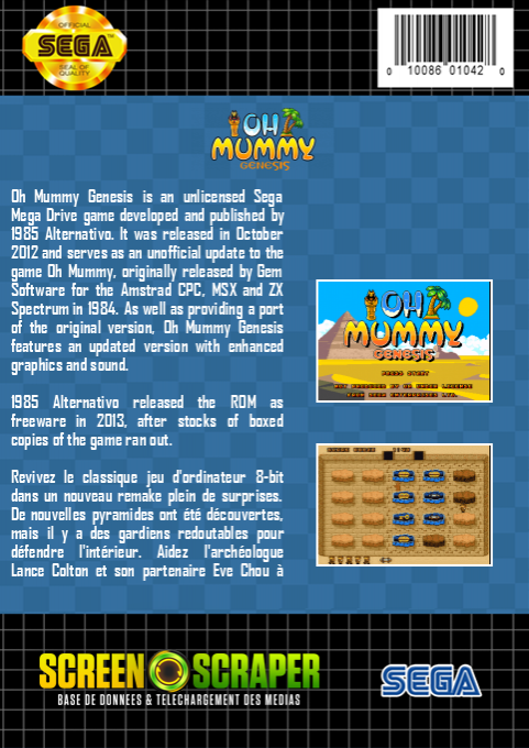 Oh Mummy Genesis - Dos