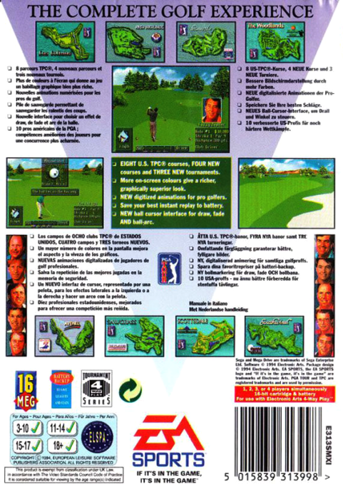PGA Tour Golf II - Dos