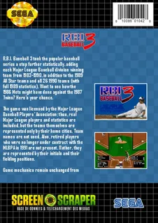 R.B.I. Baseball 3 - Dos