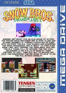 Snow Bros. Nick & Tom - Dos