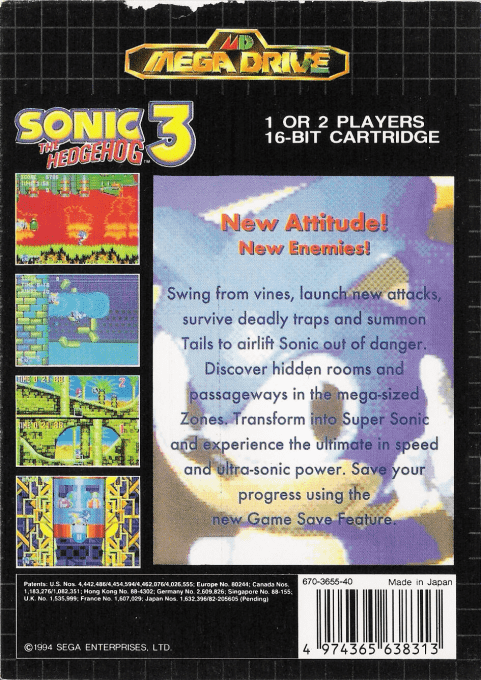 Sonic The Hedgehog - Dos