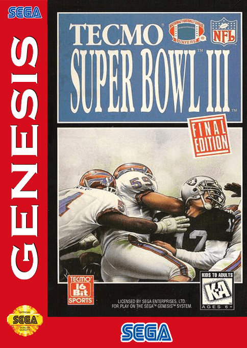 Tecmo Super Bowl III : Final Edition