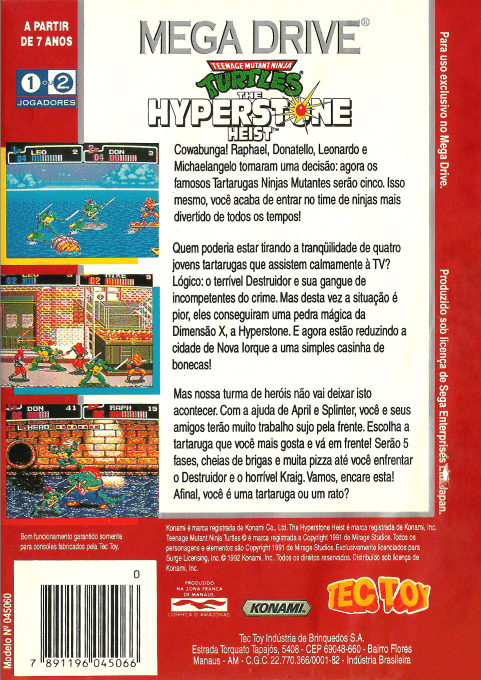 Teenage Mutant Ninja Turtles : The Hyperstone Heist - Dos