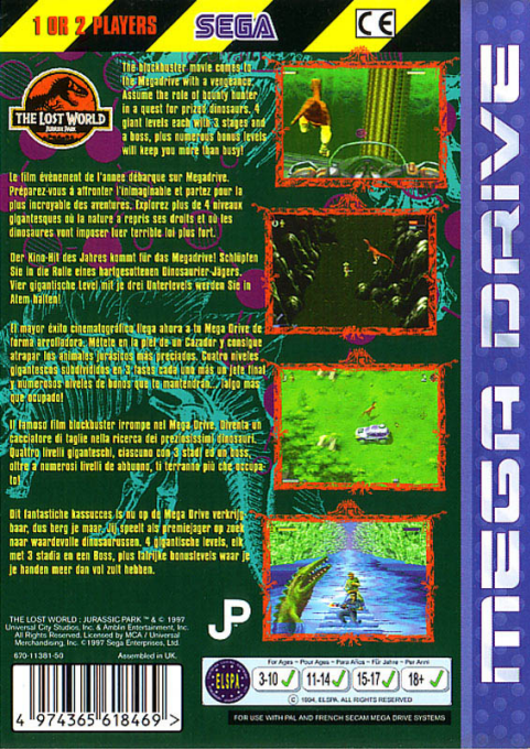 The Lost World : Jurassic Park - Dos